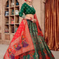 Jyoti Fashion Women's Dark Green Jacquard Zari Woven Designer Lehenga Choli Set | Swadesiicart