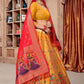 Jyoti Fashion Women's Yellow Jacquard Zari Woven Designer Lehenga Choli Set | Swadesiicart