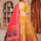 Jyoti Fashion Women's Yellow Jacquard Zari Woven Designer Lehenga Choli Set | Swadesiicart