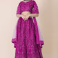 Jyoti Fashion Women's Purple Taffeta Silk Thread Embroidered Designer Lehenga Choli Set | Swadesiicart
