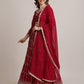 Jyoti Fashion Women's Maroon Georgette Sequins Lehenga Choli with Dupatta | Swadesiicart