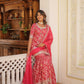 Jyoti Fashion Women's Rani Pink Viscose Jacquerd Sequins with Zari Embroidered Gharara Set | Swadesiicart