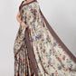 Jyoti Fashion Women's Multicolor Pure Japan Satin Digital Printed Designer Saree with Blouse | Swadesiicart