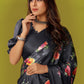 Jyoti Fashion Women's Multicolor Pure Japan Satin Digital Printed Designer Saree with Blouse | Swadesiicart