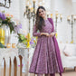 Jyoti Fashion Women's Purple Cotton Silk Heavy Digital Printed Kurta Set | Swadesiicart