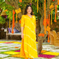 Jyoti Fashion Women's Yellow Pure Muslin Heavy Digital Printed Kurta Set | Swadesiicart
