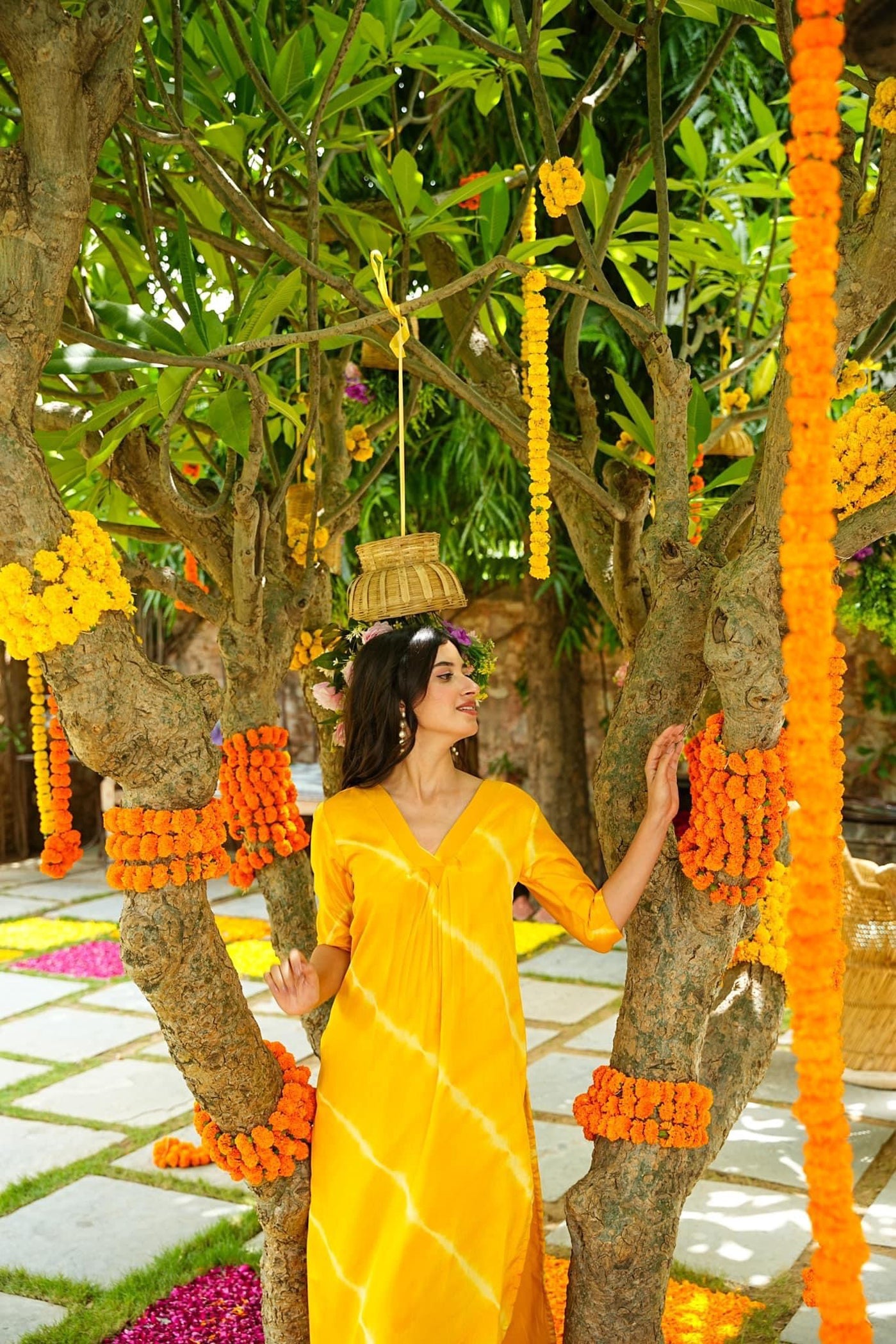 Jyoti Fashion Women's Yellow Pure Muslin Heavy Digital Printed Kurta Set | Swadesiicart