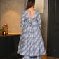 Jyoti Fashion Women's Grey Cotton Silk Heavy Digital Printed Kurta Set | Swadesiicart
