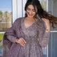 Jyoti Fashion Women's Pastel Purple Cotton Silk Heavy Digital Printed Kurta Set | Swadesiicart