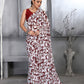 Jyoti Fashion Women's Maroon Faux Georgette Digital Printed Designer Saree with Blouse | Swadesiicart