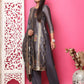 Jyoti Fashion Women's Grey Silk Jacquard Woven with Zari Work Salwar Suit Set | Swadesiicart