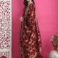 Jyoti Fashion Women's Maroon Silk Jacquard Woven with Zari Work Salwar Suit Set | Swadesiicart