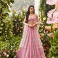 Jyoti Fashion Women's Pink Devsena Silk 3MM Sequins with Zari Dori Embroidered & Paper Mirror Work Lehenga Choli with Dupatta | Swadesiicart