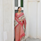 Jyoti Fashion Women's Pista Tussar Silk Zari Woven Traditional Saree with Blouse | Swadesiicart