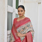 Jyoti Fashion Women's Pista Tussar Silk Zari Woven Traditional Saree with Blouse | Swadesiicart