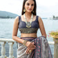 Jyoti Fashion Women's Grey Soft Silk Zari Woven Traditional Saree with Blouse | Swadesiicart