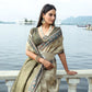 Jyoti Fashion Women's Mehendi Soft Silk Zari Woven Traditional Saree with Blouse | Swadesiicart