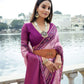 Jyoti Fashion Women's Pink Soft Silk Zari Woven Traditional Saree with Blouse | Swadesiicart