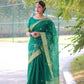 Jyoti Fashion Women's Rama Linen Silk Zari Woven Traditional Saree with Blouse | Swadesiicart