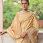 Jyoti Fashion Women's Beige Handloom Raw Silk Weaving Pallu Traditional Saree with Blouse | Swadesiicart