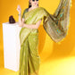 Jyoti Fashion Women's Mehendi Soft Raw Silk Tow Tone Weaving Traditional Saree with Blouse | Swadesiicart