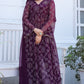 Jyoti Fashion Women's Wine Georgette Bandhani Print Kurta Set with Dupatta | Swadesiicart