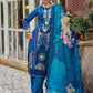 Jyoti Fashion Women's Navy Blue Muslin Resham Thread with Jari & Cut Work Salwar Suit Set | Swadesiicart