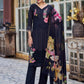 Jyoti Fashion Women's Black Muslin Resham Thread with Jari & Cut Work Salwar Suit Set | Swadesiicart