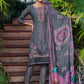 Jyoti Fashion Women's Grey Muslin Resham Thread with Jari & Cut Work Salwar Suit Set | Swadesiicart