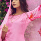 Jyoti Fashion Women's Pink Muslin Floral Digital Print with Sequins Work Salwar Suit Set | Swadesiicart