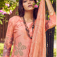 Jyoti Fashion Women's Peach Muslin Floral Digital Print with Sequins Work Salwar Suit Set | Swadesiicart