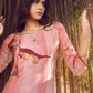 Jyoti Fashion Women's Peach Muslin Floral Digital Print with Sequins Work Salwar Suit Set | Swadesiicart