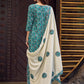 Jyoti Fashion Women's Teal Pure Cotton Digital Printed Salwar Suit Set | Swadesiicart