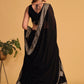 Jyoti Fashion Women's Black Georgette Sequins Zari Embroidered Lehenga Choli & Dupatta | Swadesiicart