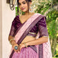 Jyoti Fashion Women's Purple Chinon Sequins Thread Embroidered Lehenga Choli & Dupatta | Swadesiicart
