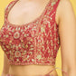 Jyoti Fashion Women's Brown Organza Real Mirror with Sequins Thread Embroidered Lehenga Choli & Dupatta | Swadesiicart