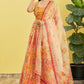 Jyoti Fashion Women's Yellow Organza Real Mirror with Sequins Thread Embroidered Lehenga Choli & Dupatta | Swadesiicart
