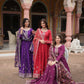 Jyoti Fashion Women's Maroon Purple & Wine Chinon Rich Sequins Embroidered Long Anarkali Combo Sets | Swadesiicart