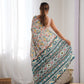 Jyoti Fashion Women's Multicolor Chinon Print with Mirror Work Designer Swadesiicart with Blouse