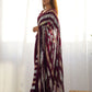 Jyoti Fashion Women's Wine Georgette Sequins Designer Saree with Blouse | Swadesiicart