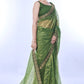Jyoti Fashion Women's Green Net Sequins Embroidered Designer Saree with Blouse | Swadesiicart