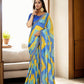 Jyoti Fashion Women's Multicolor Chinon Bandhani Print with Embroidered Saree with Blouse | Swadesiicart