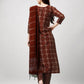 Jyoti Fashion Women's Maroon Rayon Printed with Embroidered Kurta Set | Swadesiicart