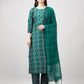 Jyoti Fashion Women's Rama Rayon Printed with Embroidered Kurta Set | Swadesiicart