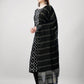 Jyoti Fashion Women's Black Rayon Printed with Embroidered Kurta Set | Swadesiicart