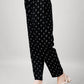 Jyoti Fashion Women's Black Rayon Printed with Embroidered Kurta Set | Swadesiicart