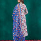 Jyoti Fashion Women's Multicolor Cotton Blend Printed Designer Kurta Set with Dupatta - Swadesiicart