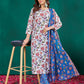 Jyoti Fashion Women's Multicolor Cotton Blend Printed Designer Kurta Set with Dupatta - Swadesiicart