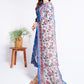 Jyoti Fashion Women's Blue Cotton Blend Printed Designer Kurta Set with Dupatta - Swadesiicart