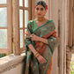 Jyoti Fashion Women's Brown Banarasi Silk Zari Woven Traditional Saree with Blouse | Swadesiicart